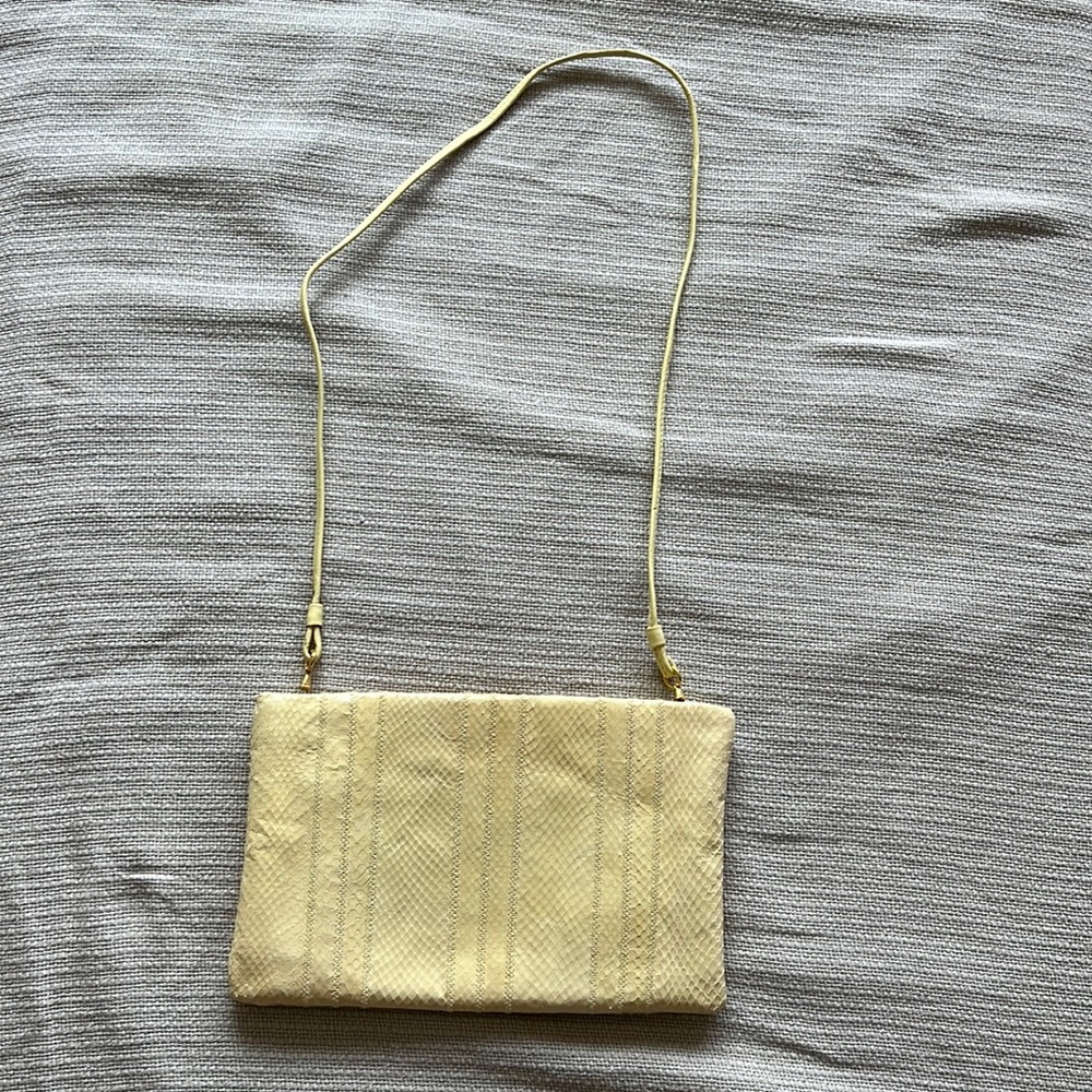 Vintage Clemente Snakeskin Handbag